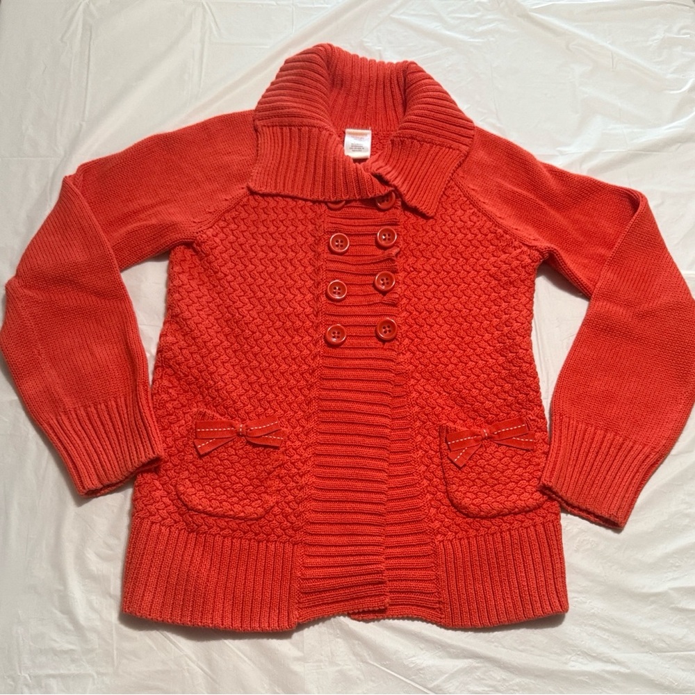 Gymboree Girls' Cardigan - Bright Orange